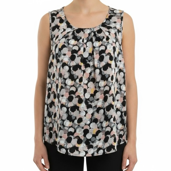 Notations Sleeveless Blouse - Picture 1 of 9